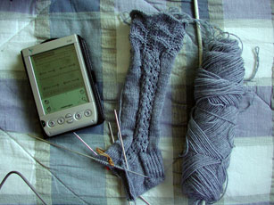 The Spearfish sock for my Sockapalooza Pal as of 02-04 am.