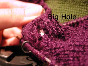 Big holes!