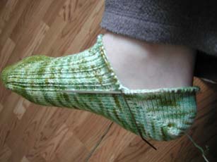 Swamp socks shortly after the heel turn.