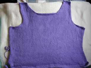 Back of Shapely Tank.