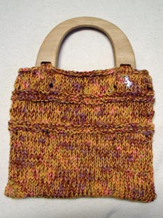 Southwest knit purse.