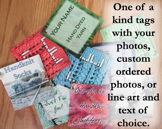 One-of-a-Kind Fiber Art Tags