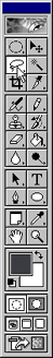 This is the Photoshop toolbar with the lasoo tool chosen.